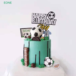 Eone ท็อปเปอร์ รูปฟุตบอล สําหรับตกแต่งหน้าเค้ก ปาร์ตี้เด็ก ขายดี
