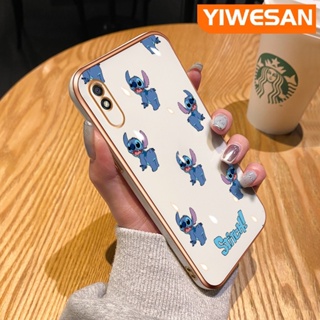 เคสโทรศัพท์มือถือ ป้องกันกระแทก แบบบาง ลายการ์ตูน Stitch น่ารัก หรูหรา สําหรับ Xiaomi Redmi 10A 10C 9A Sport 9AT 9i