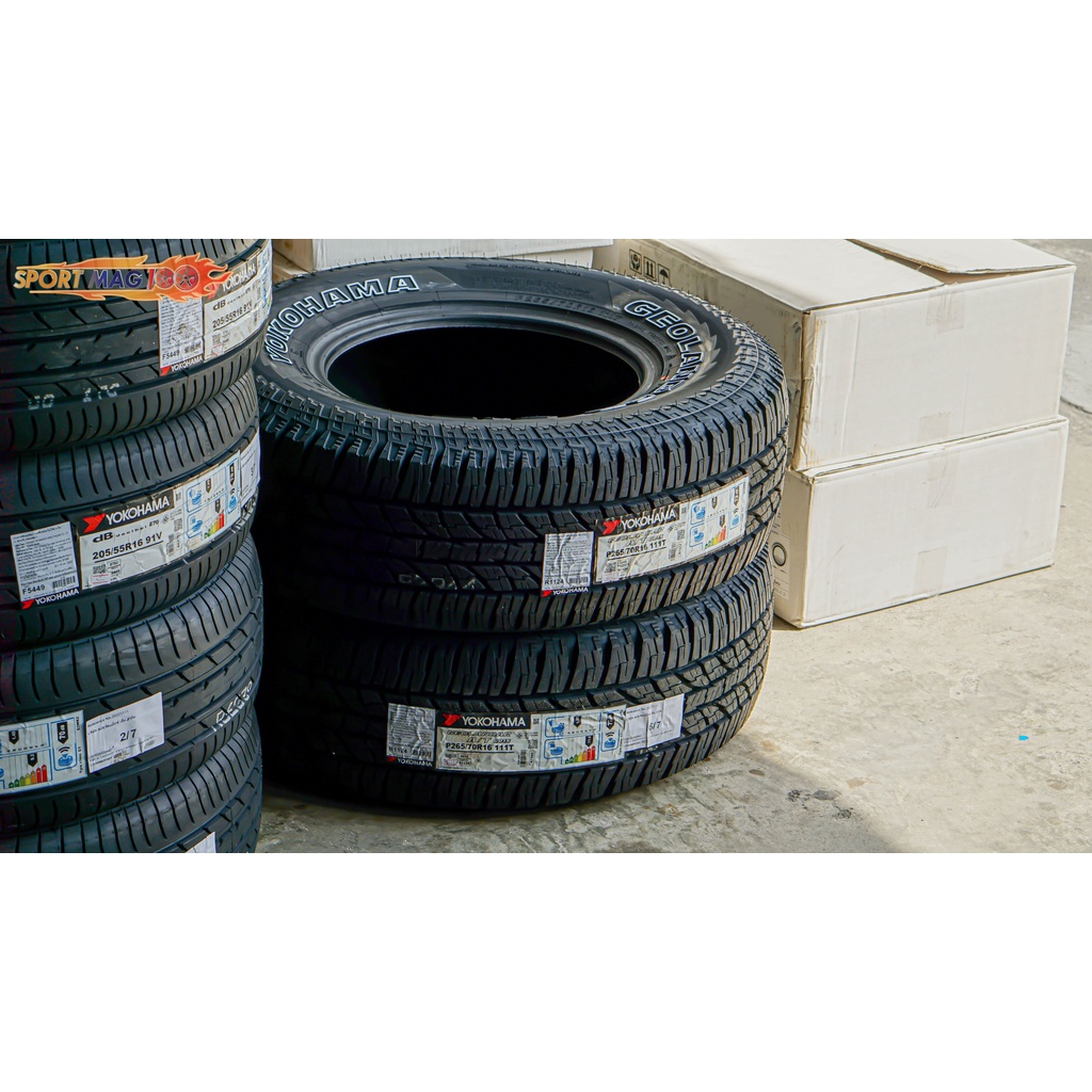 ยางใหม่ YOKOHAMA GEOLANDAR A/T G015 ขนาด 265/70R16,275/55R20 | Shopee ...