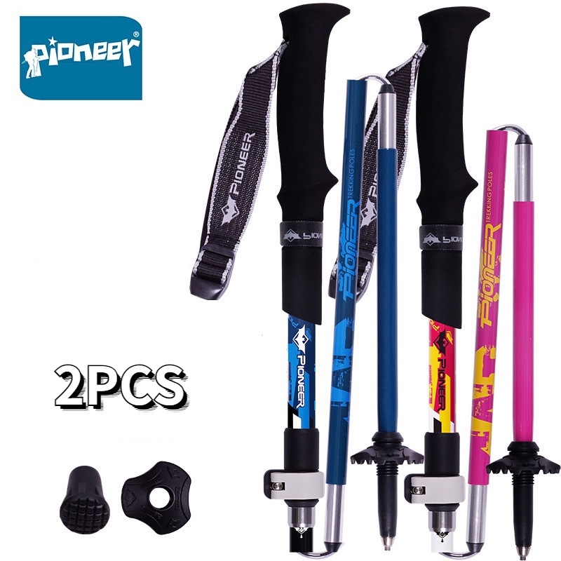 pioneer-carbon-fiber-folding-trekking-poles-ultralight-adjustable-collapsible-travel-hiking-nordic-walking-sticks-2-piec