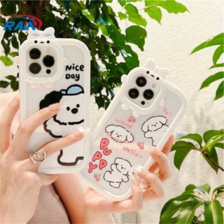 เคสซิลิโคนนิ่ม ลายการ์ตูนสุนัขน่ารัก สําหรับ OPPO A17 A57 2022 A15 A16 A16K A54 A53 A12 A5S A7 A3S A11k A31 A52 A92 A94 A93 A37 F9 A1K Reno 5 A76 A96 A36