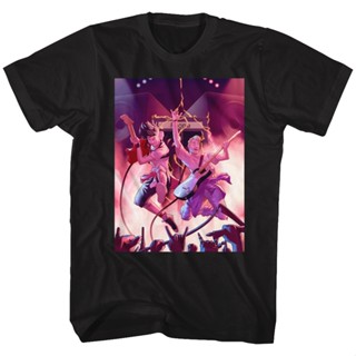 Wyld Stallyns Live Bill and Ted T-Shirt เสื้อยืด oversize เสื้อยืดถูกๆ