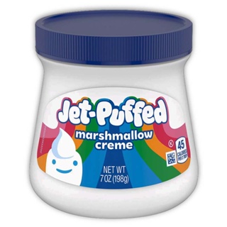 เจ็ท มาร์ชแมลโลว์ครีม​ สเปรด jet puffed marshmallow creme 198g.
