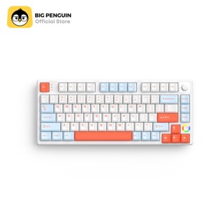 ร้านแนะนำHello Ganss HS75T Hotswap RGB Bluetooth Keyboard Thai Hotswap คีย์บอร์ดไร้สาย Mechanical Keyboard helloganss img 3