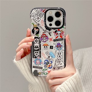 Casetifg เคสซิลิโคน TPU ลายการ์ตูนอนิเมะวันพีช ญี่ปุ่น กันกระแทก สําหรับ iPhone 14 12 13 11 Pro Max