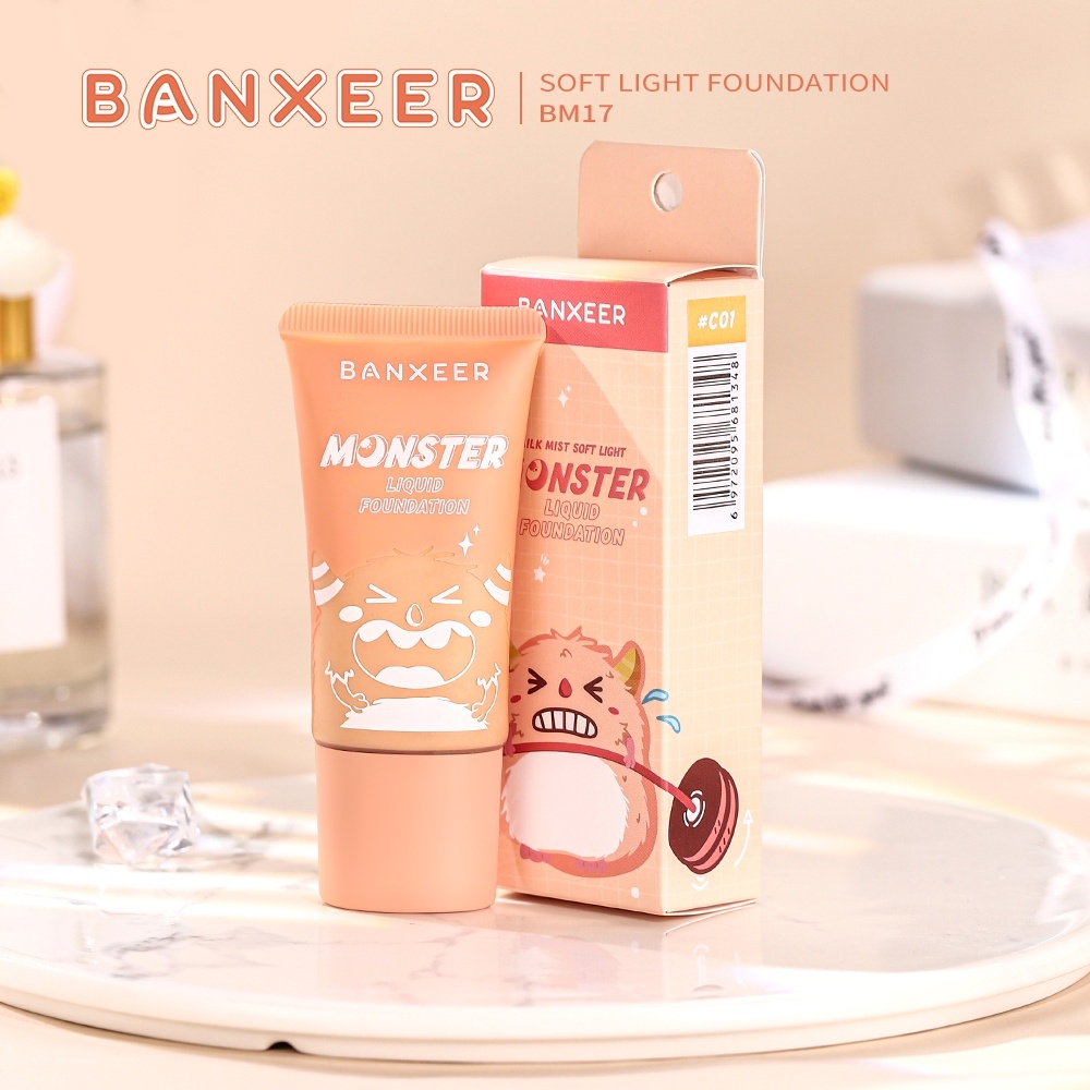 banxeer-milk-mist-soft-light-monster-liquid-foundation-bm17-แบงเซียร์-มิลค์-ฟาวน์เดชั่น-รองพื้น-x-1-ชิ้น-abcmall