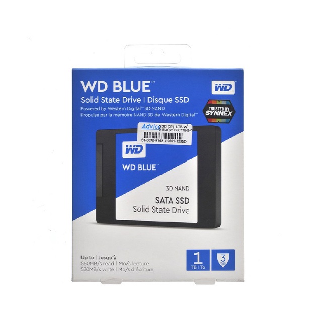 ภาพหน้าปกสินค้าWD Blue 1 TB SSD เอสเอสดี SATA (WDS100T2B0A) 3D NAND จากร้าน advice_officialshop บน Shopee