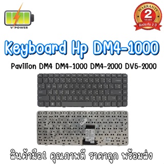 KEYBOARD HP DM4-1000 สำหรับ HP COMPAQ PAVILION DM4 DM4T DM4-1000 DM4-1100 / DV5-2000 SERIES