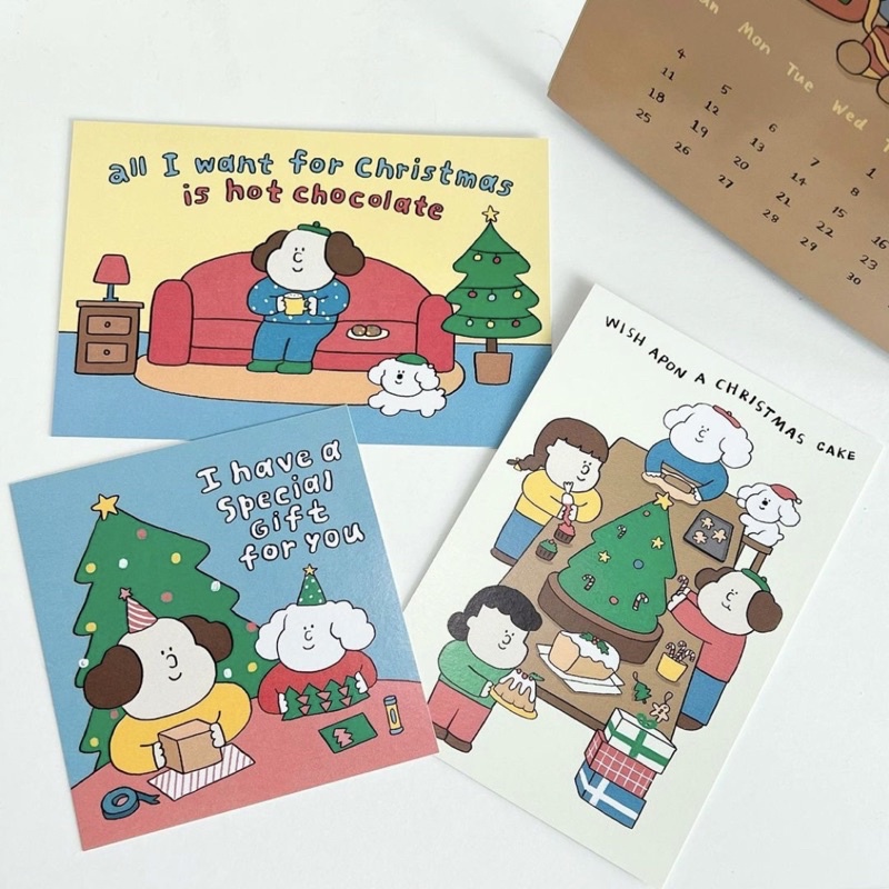ภาพหน้าปกสินค้าโปสการ์ดคริสต์มาส Bringhome Christmas Postcard