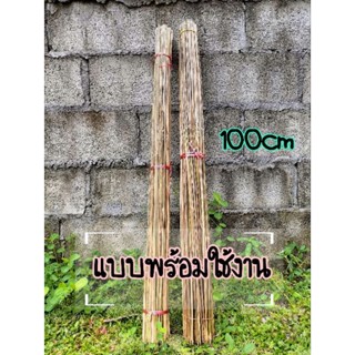 เบ็ดปักคันนาพร้อมใช้งาน,100เซน เบ็ดตกปลาไม้ไผ่เบ็ดไม้ไผ่,เบ็ดตกปลา,bamboo hookเบ็ดธง,เบ็ดปัก,คันไม่ไผ่