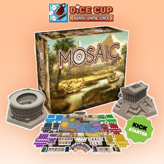 [ของแท้] Mosaic: A Story of Civilization Deluxe Kickstarter Exclusive Edition THE COLOSSUS &amp; THE SPHINX Board Game