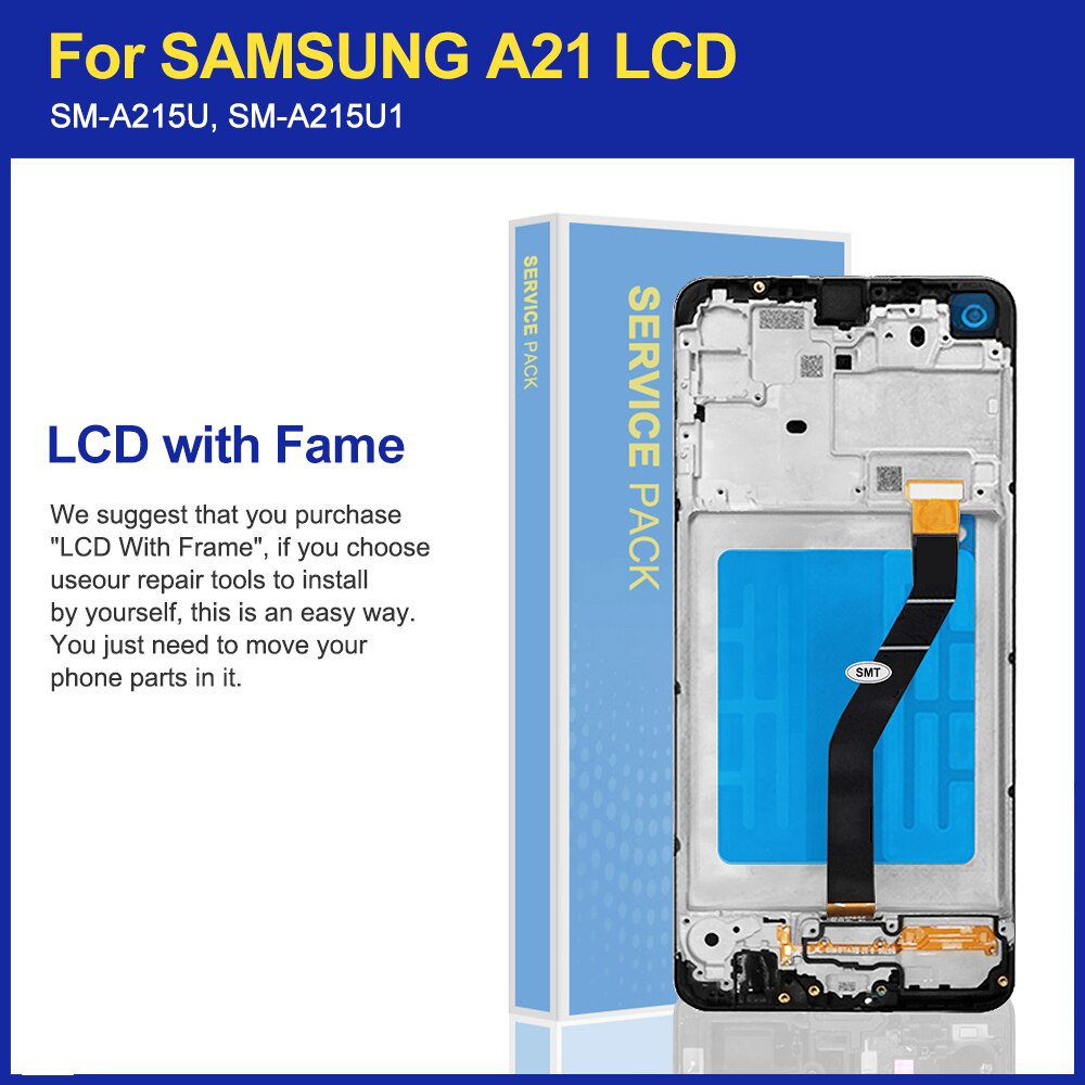 6-5-amp-quot-ของแท้-หน้าจอสัมผัส-lcd-สําหรับ-samsung-galaxy-a21-lcd-a215-a215w-sm-a215u-a215