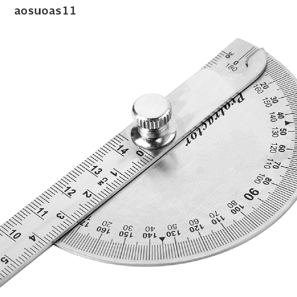 aosuoas-ไม้โปรแทรกเตอร์-สเตนเลส-ปรับมุมได้-180-องศา-อเนกประสงค์-15-ซม