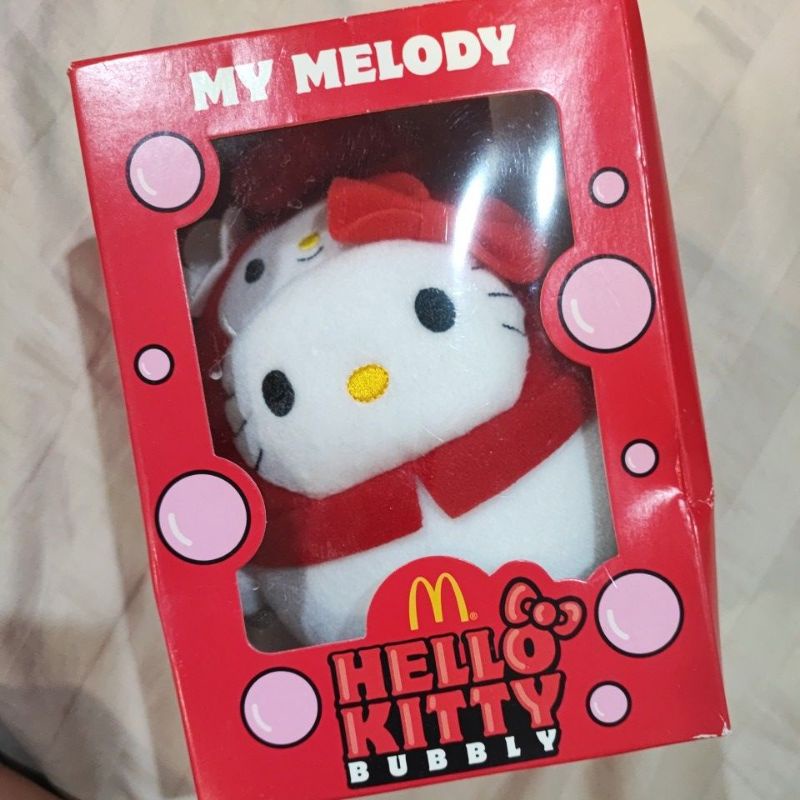 ส่งต่อ-ของสะสมโมเดลตุ๊กตา-hello-kitty-bubbly-melody-mcdonalds