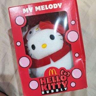 🔥ส่งต่อ🔥ของสะสมโมเดลตุ๊กตา Hello kitty Bubbly Melody × McDonalds