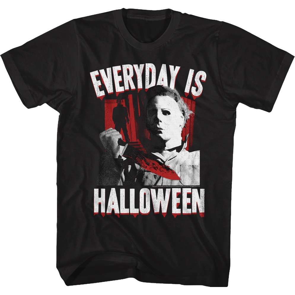 เสื้อยืดตลก-everyday-halloween-เสื้อยืดเท่-เสื้อเชิ้ตชาย-เสื้อเชิ้ตชาย-เสื้อยืด