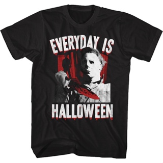 เสื้อยืดตลก Everyday Halloween เสื้อยืดเท่ เสื้อเชิ้ตชาย เสื้อเชิ้ตชาย เสื้อยืด