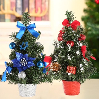 【AG】Christmas Tree Artificial 3D Colorful DIY Shiny Small Xmas Tree Holiday Supplies
