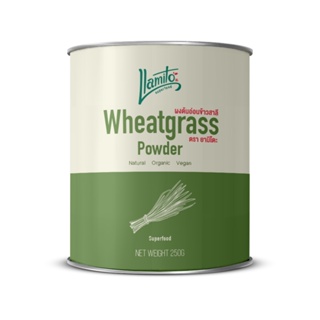สินค้า Llamito ผงต้นอ่อนข้าวสาลี ออร์แกนิค (Organic Wheat Grass Powder) ขนาด 250g