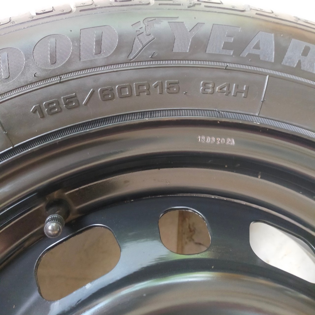 ล้อกะทะขอบ15-ดุม-54-1พร้อมยางปี19-3519-goodyear-ขนาด185-60-r15-ล้อกะทะขอบ15-4รู100-ยกเว้น-nissan