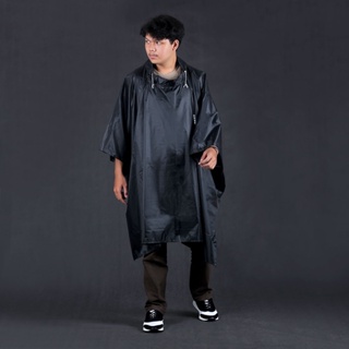 เสื้อกันฝน เสื้อคลุมปอนโช แขนค้างคาว ผู้ใหญ่ ผู้ชาย ผู้หญิง เสื้อกันฝน CL 50 IFS 3