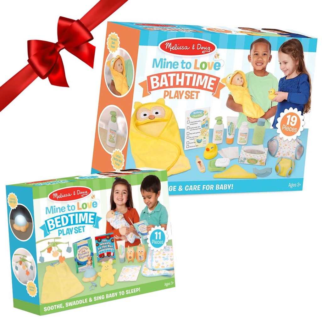 ราคาและรีวิวMelissa & Doug Baby Changing & Bathtime Play Set Baby Care ชุดอุปกรณ์อาบน้ำเบบี้ หลากรุ่น 31703/31709