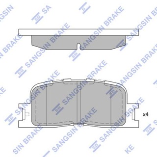 ผ้าดิสเบรคหลัง LEXUS ES300 ES330 CAMRY ACV30 ACV36 2001-2006 HARRIER MCU10 2001- WISH ANE10 2003- ZGE20 2009- HI-Q