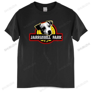 Cotton Tshirt Men Crew Neck Tops Cool Jack Russel Terrier T Shirt Jarrussell Park T-shirt Dog Lover Gift Uni Teeshirt