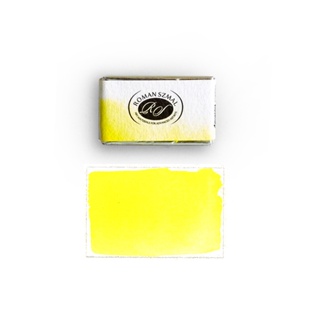FOLIO ART : Roman Szmal Single เบอร์ 204 Lemon Yellow สีน้ำสีสดใส เกรดศิลปิน เฉดพิเศษ สีก้อนเม็ดสีละเอียด 082204