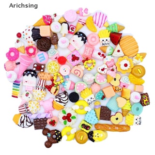 <Arichsing> ขนมปังโดนัทจิ๋ว น่ารัก สําหรับตกแต่งบ้านตุ๊กตา 10 ชิ้น