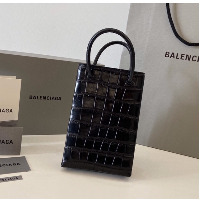 พรี-ราคา3900-balenciaga-หนังวัว-กระเป๋าถือ-กระเป๋าสะพายข้าง-กระเป๋า-เก็บ-โทรศัพท์