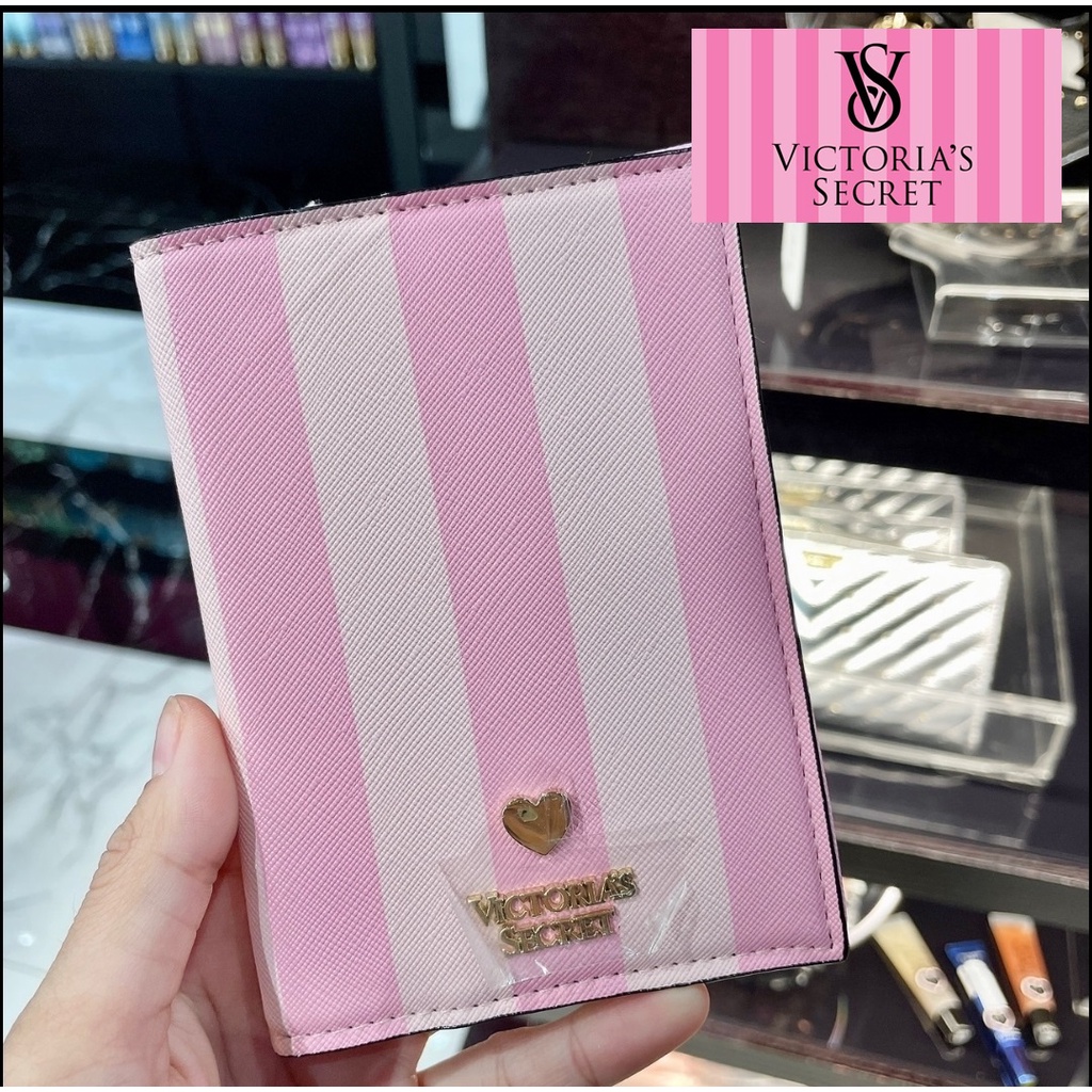 sale-victorias-secret-passport-case-card-holder-keychains-กระเป๋าใส่บัตรเครดิต-นามบัตร-ใหม่แท้-100-อเมริกา