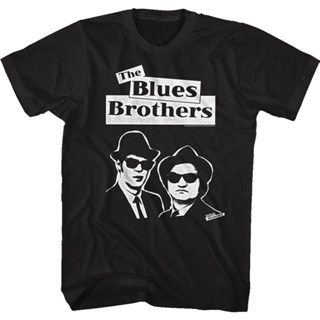 Vintage Blues Brothers T-Shirt เสื้อยืด oversize เสื้อแฟชั่นผญ