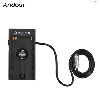 Andoer Camera DV Battery Power Supply Mount Plate Adapter with 1/4 Inch Screw for Blackmagic Cinema Pocket Camera BMPCC 4K for  BP-U30 U60 U90 BP-U Battery
