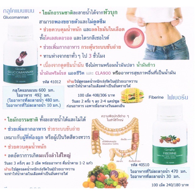 กลูโคแมนแนน-กิฟฟารีน-ใยอาหารธรรมชาติจากผงบุก-ควบคุมน้ำหนัก-ขับถ่าย-glucomannan-giffarine