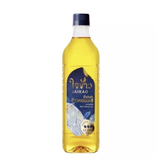 Jaikao Jasmine Rice Bran Oil 1ltr. น้ำมันรำข้าวหอมมะลิ 100% ตราใจข้าว Jaikhao