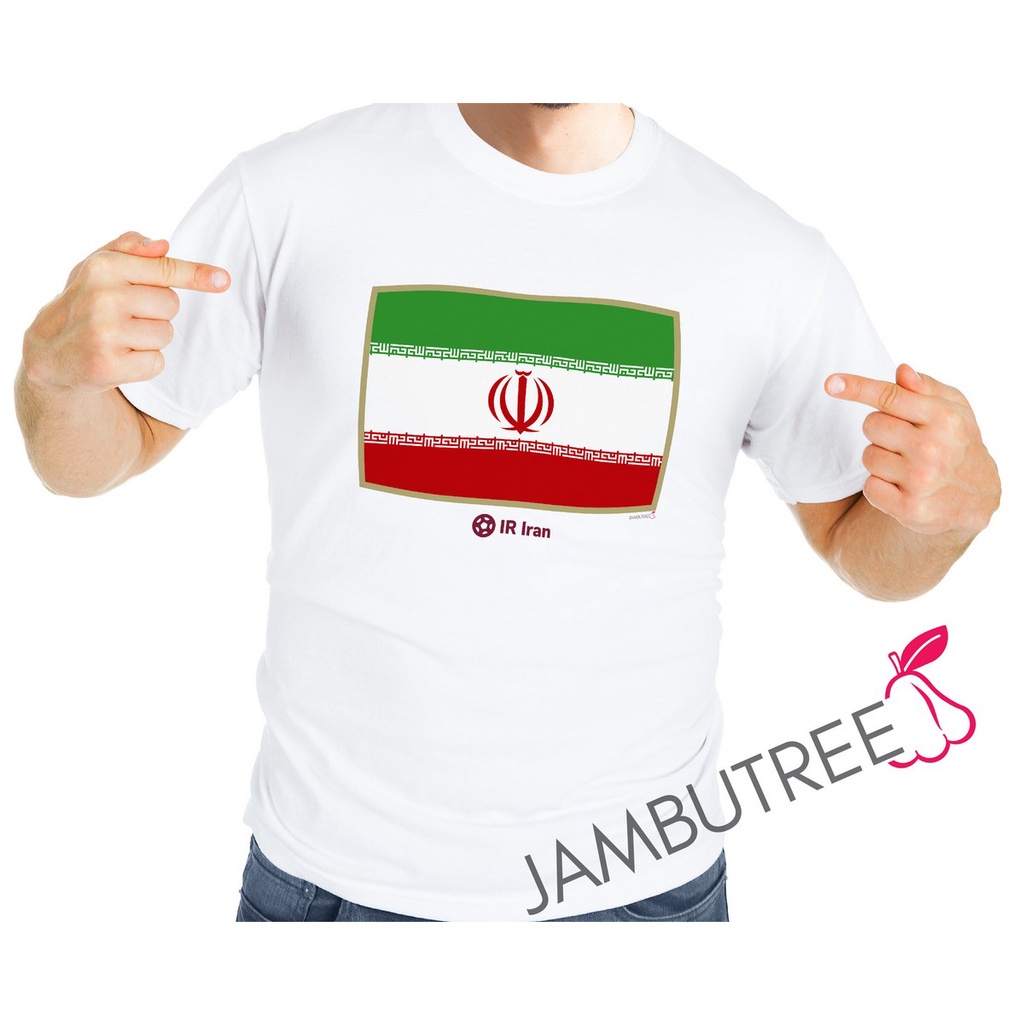 jambutree-2022-fifa-world-cup-logo-qatar-iran-football-team-supporter-t-shirt-streetwear-tee-bola-sepak-tshirt-baju