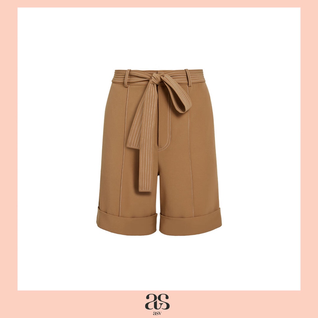 asv-pf21-jil-shorts-กางเกงผู้หญิง-ขาสั้น-แต่งคาดเข็มขัด