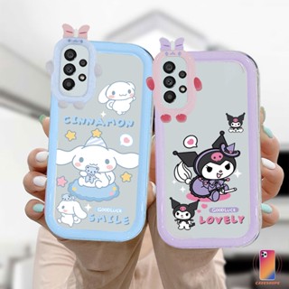 เคสโทรศัพท์มือถือ TPU นิ่ม ปิดด้านหลัง สามมิติบินแม่มดขนาดใหญ่หูสีขาว  Samsung A52 A13 A32 A12 A03 A51 A22 M22 M32 A04S M23 F23 A03S A23 A50 A02S A20 A50S A30S A52S A30 M12 A125 A13 Life F12 M10S M40S A515F M02S A025 F02S เคส