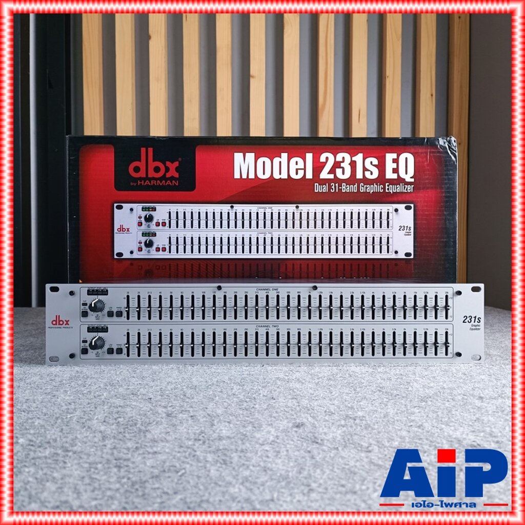 dbx-231s-eq31band-ของแท้มีบัตรประกันมหาจักร-เครื่องปรับแต่งเสียงeq-231-eq-เครื่องแต่งเสียง-เอไอ-ไพศาล