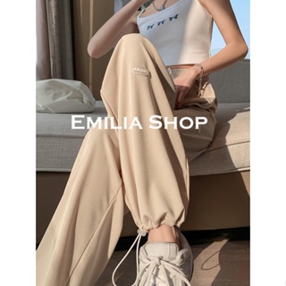 EMILIA SHOP กางเกง กางเกงขายาวกางเกงเอวสูงกางเกงขายาวผู้หญิงสไตล์เกาหลี 2022 ใหม่ Unique Stylish Trendy ทันสมัย K011175 36Z230909