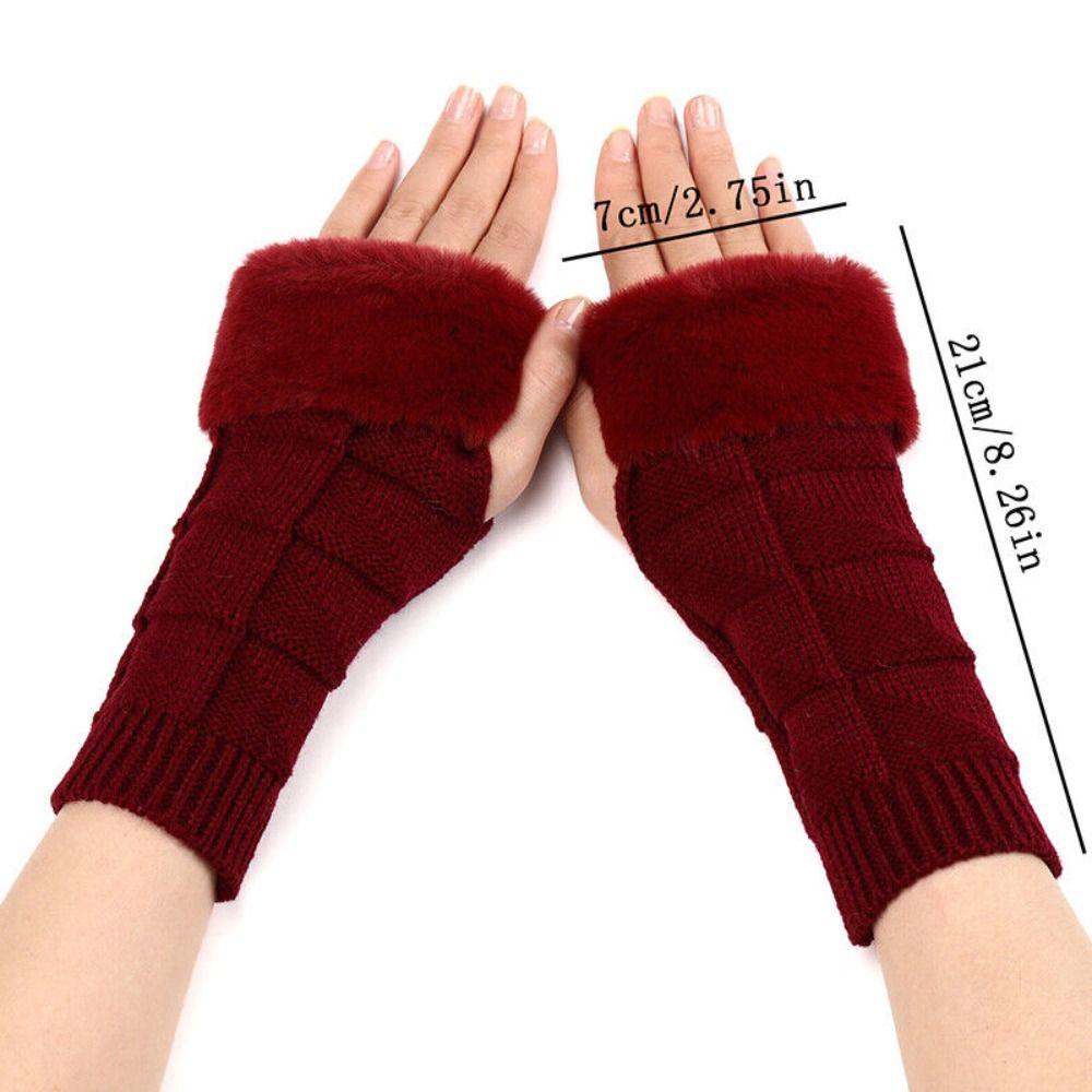 cactu-ถุงมือผ้าถัก-ไร้นิ้ว-ให้ความอบอุ่น-แฟชั่นสําหรับผู้หญิง