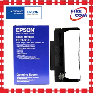 ตลับหมึก Epson Ribbon POSC S015374 ERC-38 BK(TM-U220,U210,U230,U325,U375,210AR,U300) สามารถออกใบกำกับภาษีได้