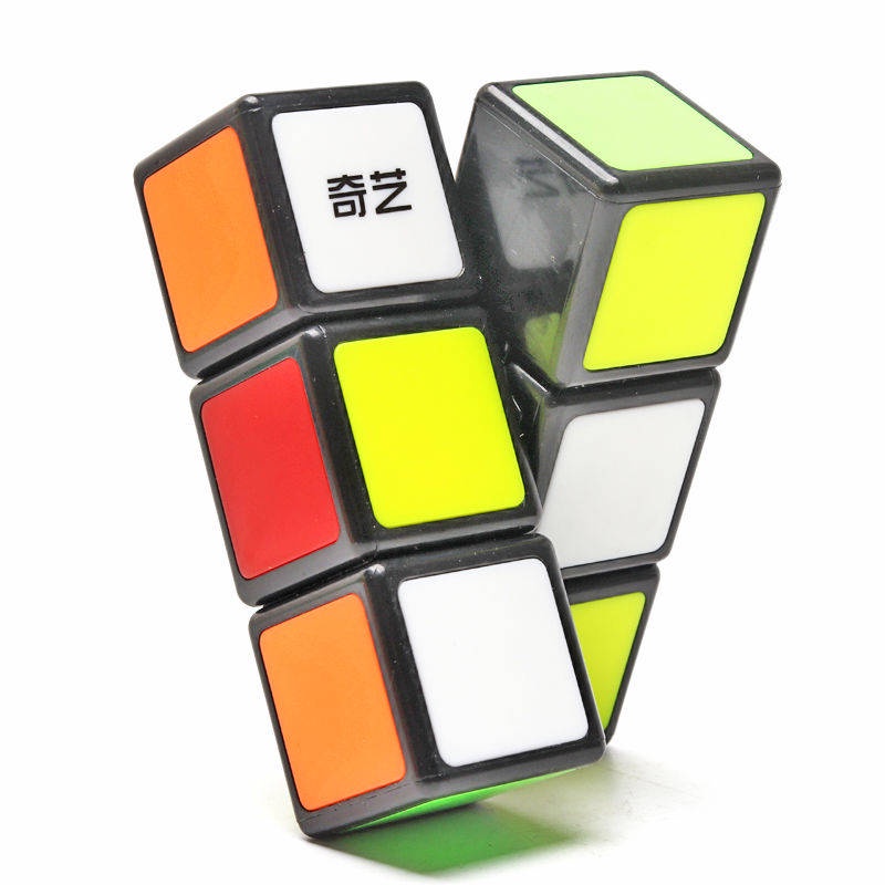 รูบิค-1x1-รูบิค-2x2-แม่เหล็ก-qiyi-123-rubiks-cube-ระดับ1ชั้น1แพทช์สีทึบรูปทรงพิเศษที่ยืดหยุ่นระดับมืออาชีพของเล่นเพื่อการศึกษาสำหรับผู้เริ่มต้น