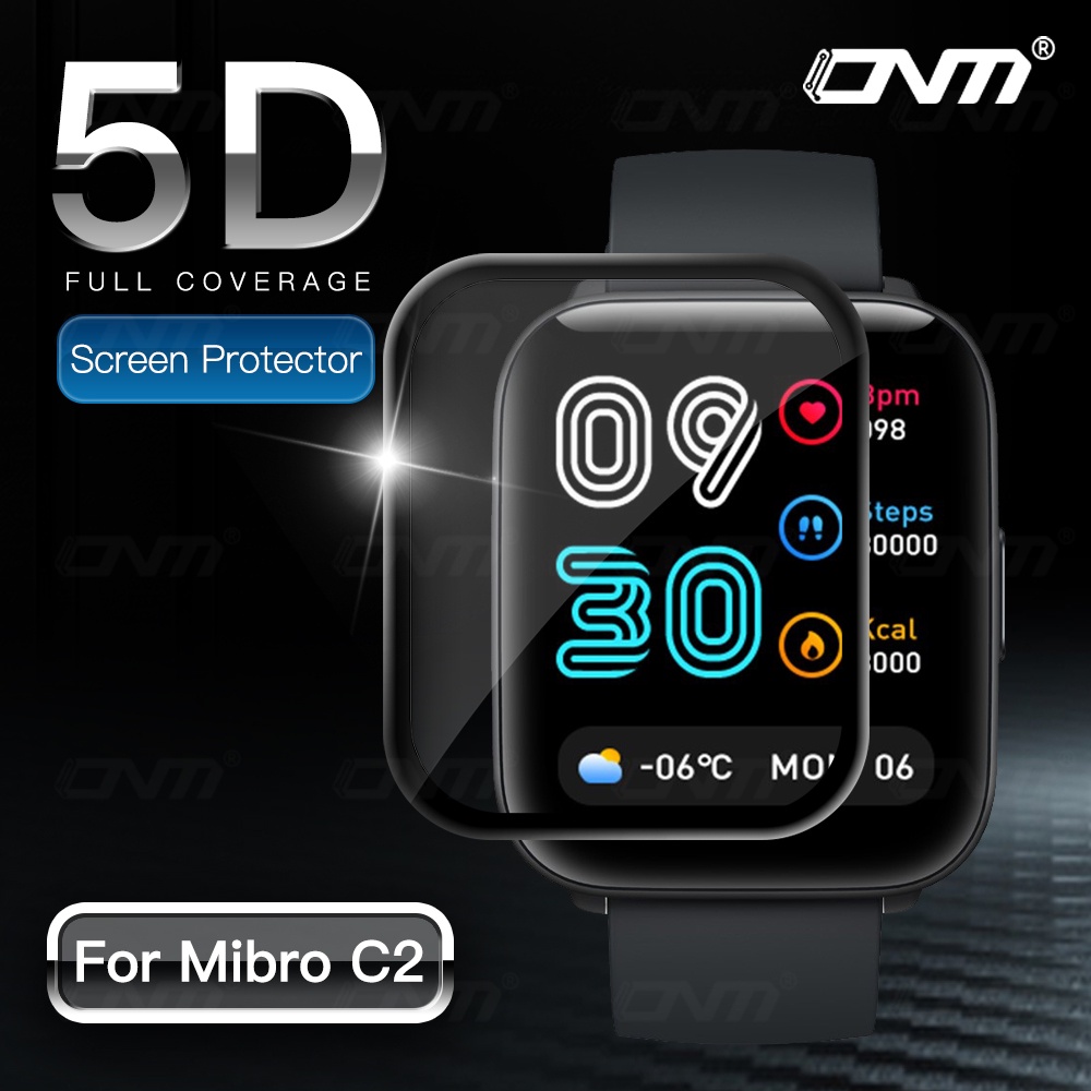 ฟิล์ม mibro watch c2 ฟิล์ม ฟิล์มป้องกันรอยหน้าจอ 5D ฟิล์มกันรอยเต็มจอ ...