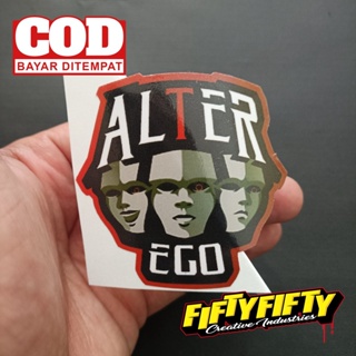 สติกเกอร์เคลือบเงา พิมพ์ลาย ESPORT ALTER EGO สําหรับติดตกแต่งหมวกกันน็อค รถจักรยานยนต์ รถยนต์