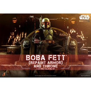 Hot Toys TMS056 1/6 Star Wars: The Mandalorian™ - Boba Fett (Repaint Armor) and Throne