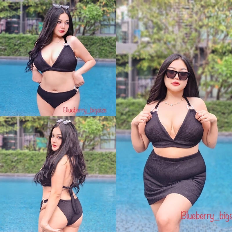 ใส่โค้ด-berry11-ลด45-ขั้นต่ำ-300-plus-size-bikibi-set-ชุดบิกินี่สาวอวบอ้วน-ผ้ามาม่า-ชุดbikiniสาวอวบอ้วน