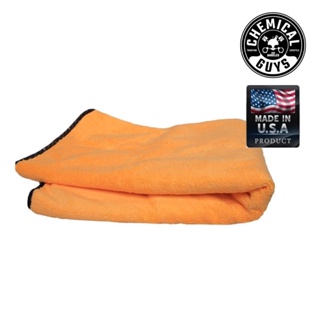 สินค้า (ของแท้💯%) Fatty Angry Orange Microfiber Drying Towel, ขนาด36\"x25\" Chemicalguys ผ้าไมโครไฟเบอร์เช็ดแห้งอย่างดี