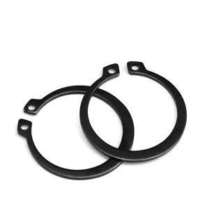 แหวนล็อกนอก เหล็กชุบดำ เบอร์ 3 - 20 (แพ็ค 5 ชิ้น)